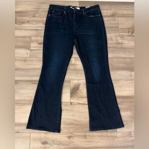 Levis Women's Mid Rise Classic Bootcut Jeans Size 14S W32 X L30 Dark Blue